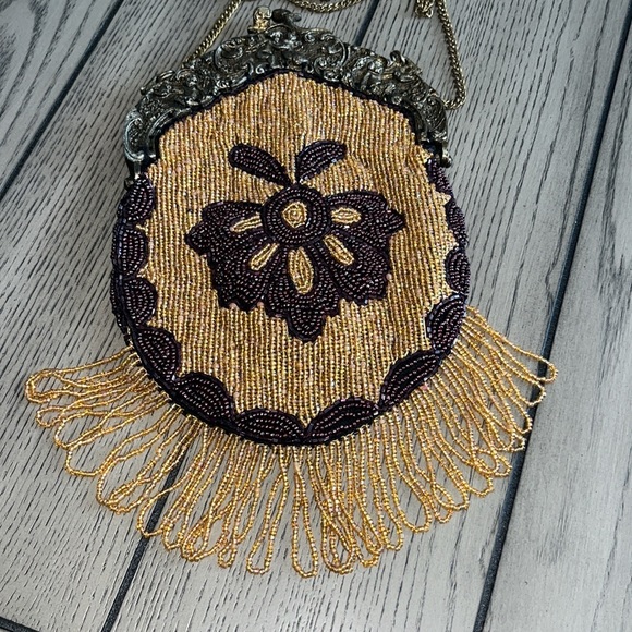 Christiana Vintage Beaded Insect Evening Bag - Picture 4 of 8